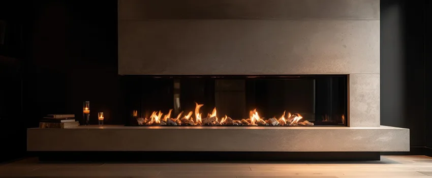 Gas Fireplace Ember Bed Design Services in Pinecrest, Florida