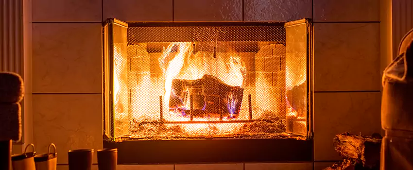 Mendota Hearth Landscape Fireplace Installation in Pinecrest, Florida