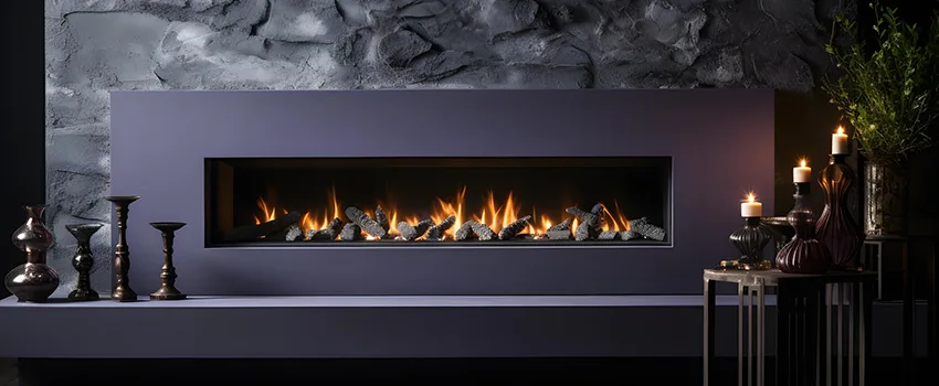 Ember Bed for Ventless Gas Fireplace in Pinecrest, FL