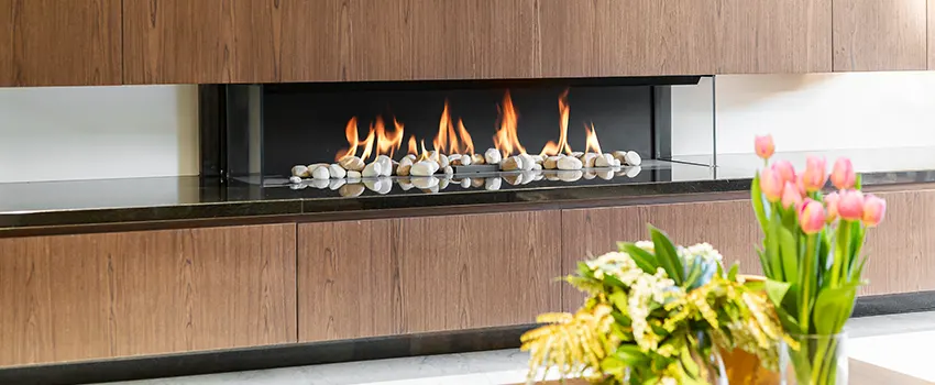 Double-height Fireplace Design Refurbishment in Pinecrest, Florida