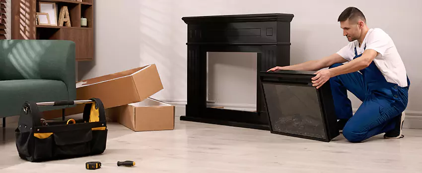 Old Rusted Metal Fireplace Repair And Replacement in Pinecrest, FL