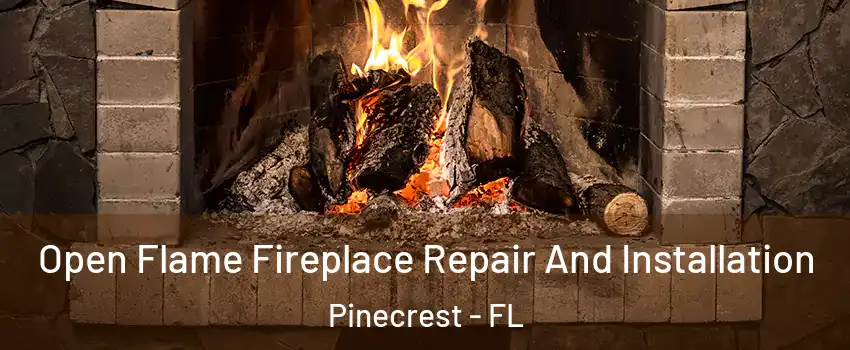  Open Flame Fireplace Repair And Installation Pinecrest - FL